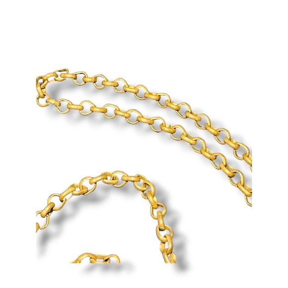 Vintage St Luc French Mid Century Modernist Bronze Enamel Necklace - Picture 8 of 8